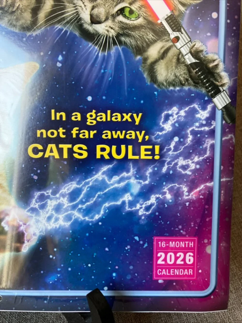 Sellers Publishing Cat Wars Galaxy 2026 Calendar New